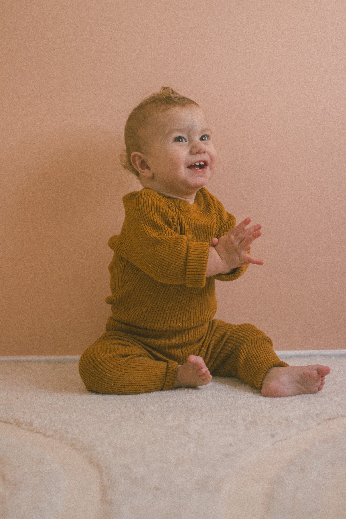 Organic Essential Speckle Leggings | Golden
