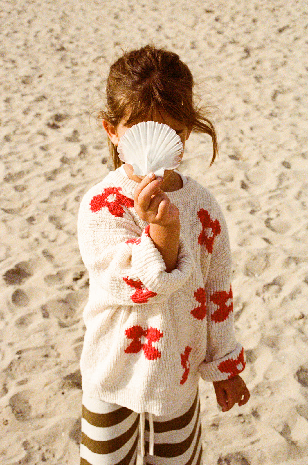 Knitted Posy Pull Over | Milk