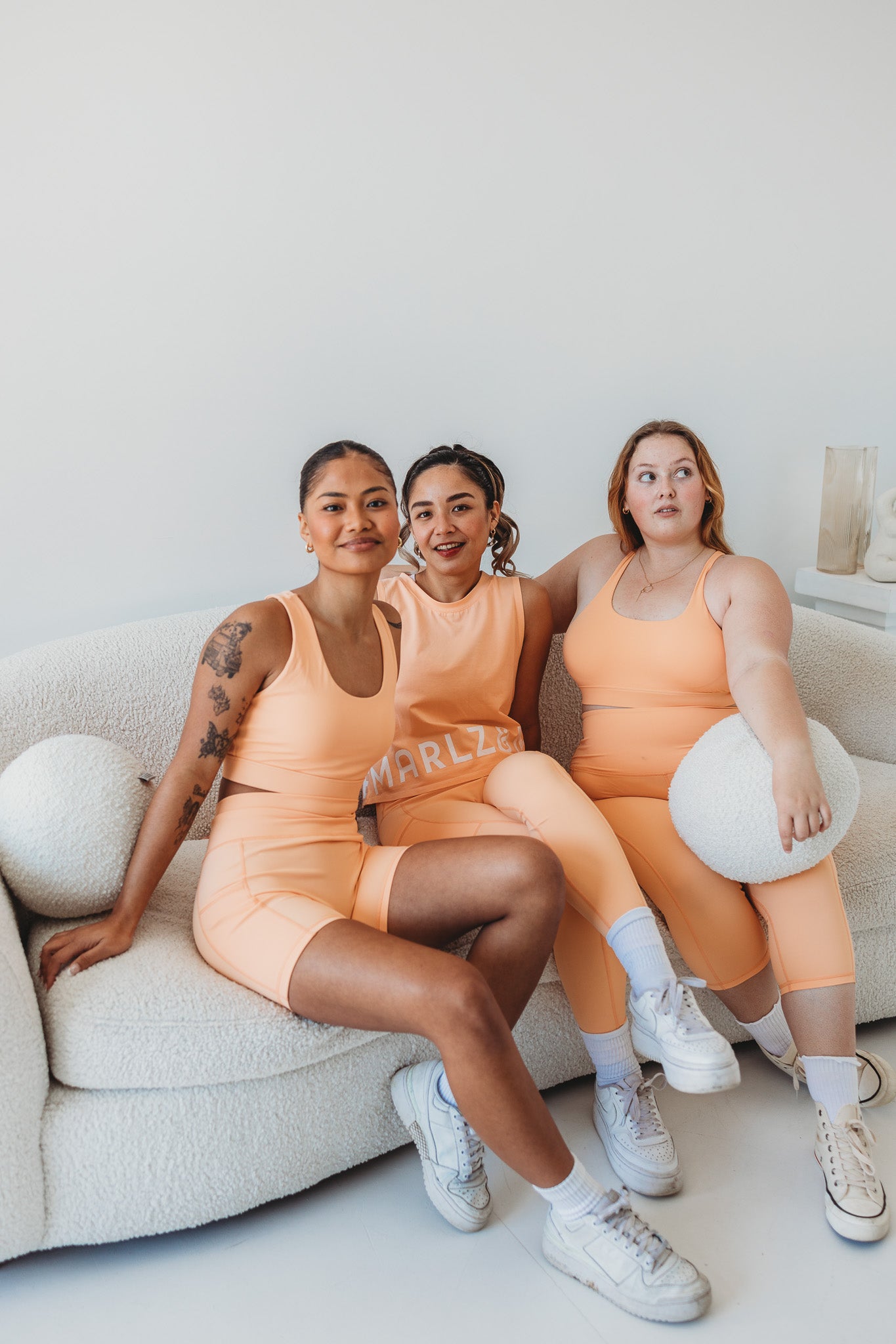 Orange Bike Shorts