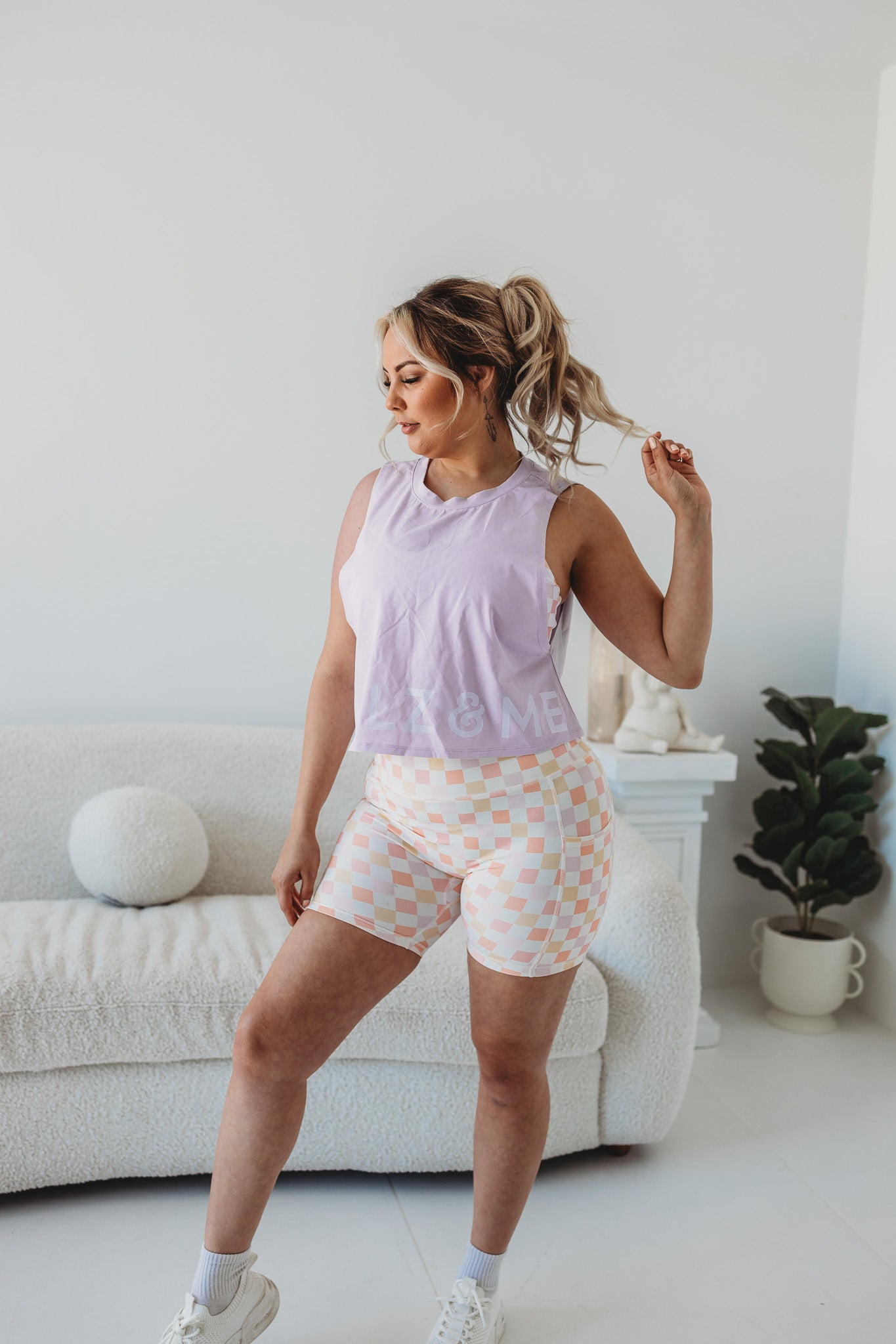Lilac Crop Tank