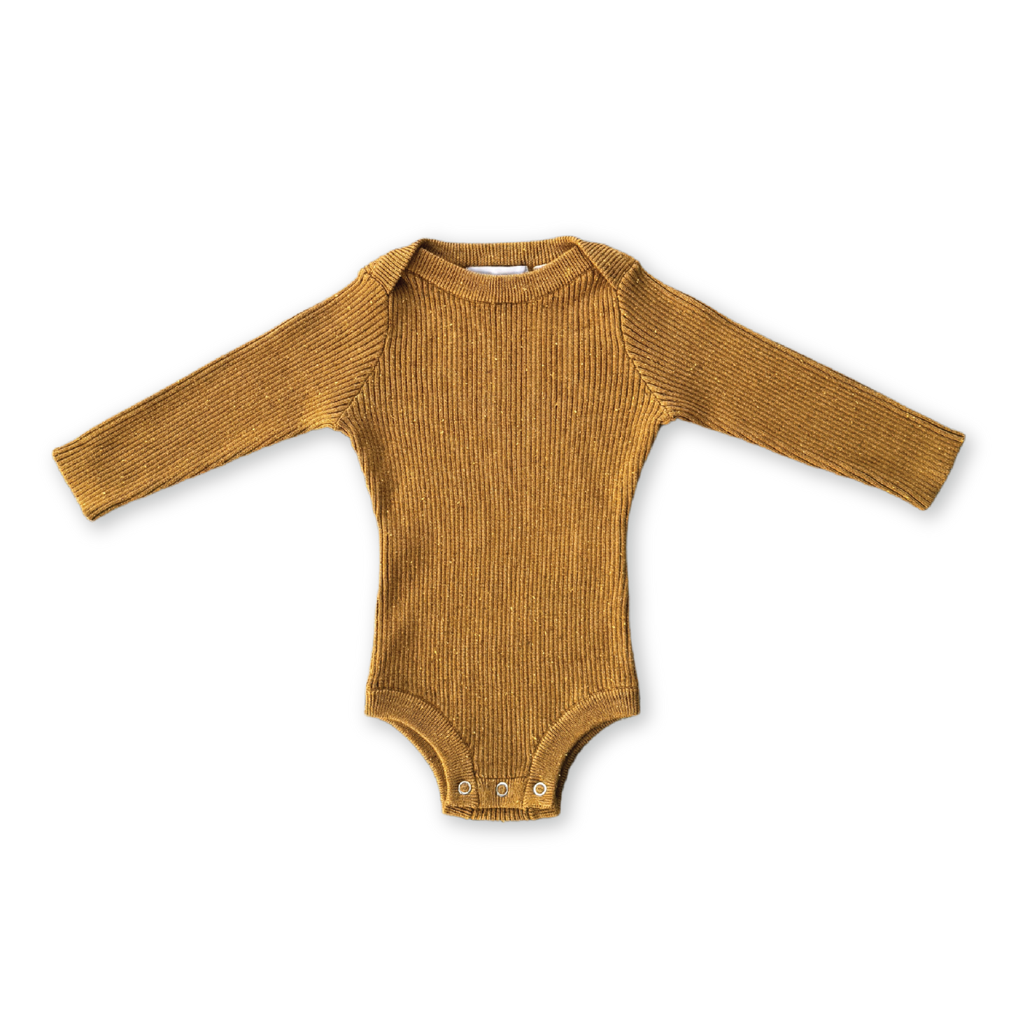 Organic Essential Speckle Bodysuit | Golden