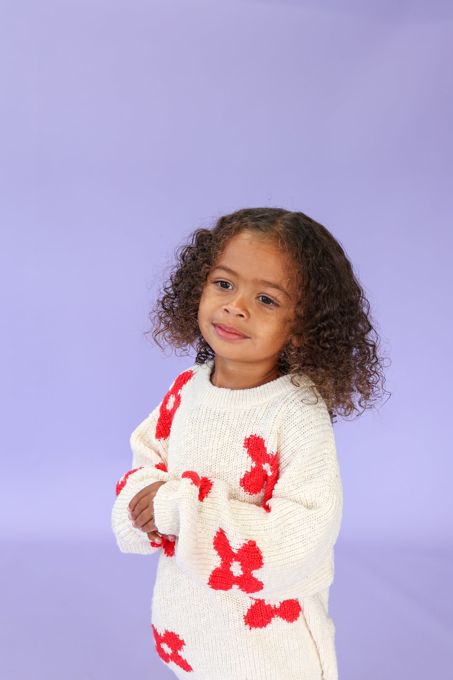 Knitted Posy Pull Over | Milk