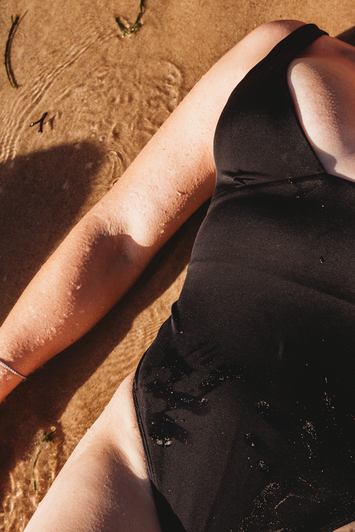 Classic Black Adjustable Swimsuit