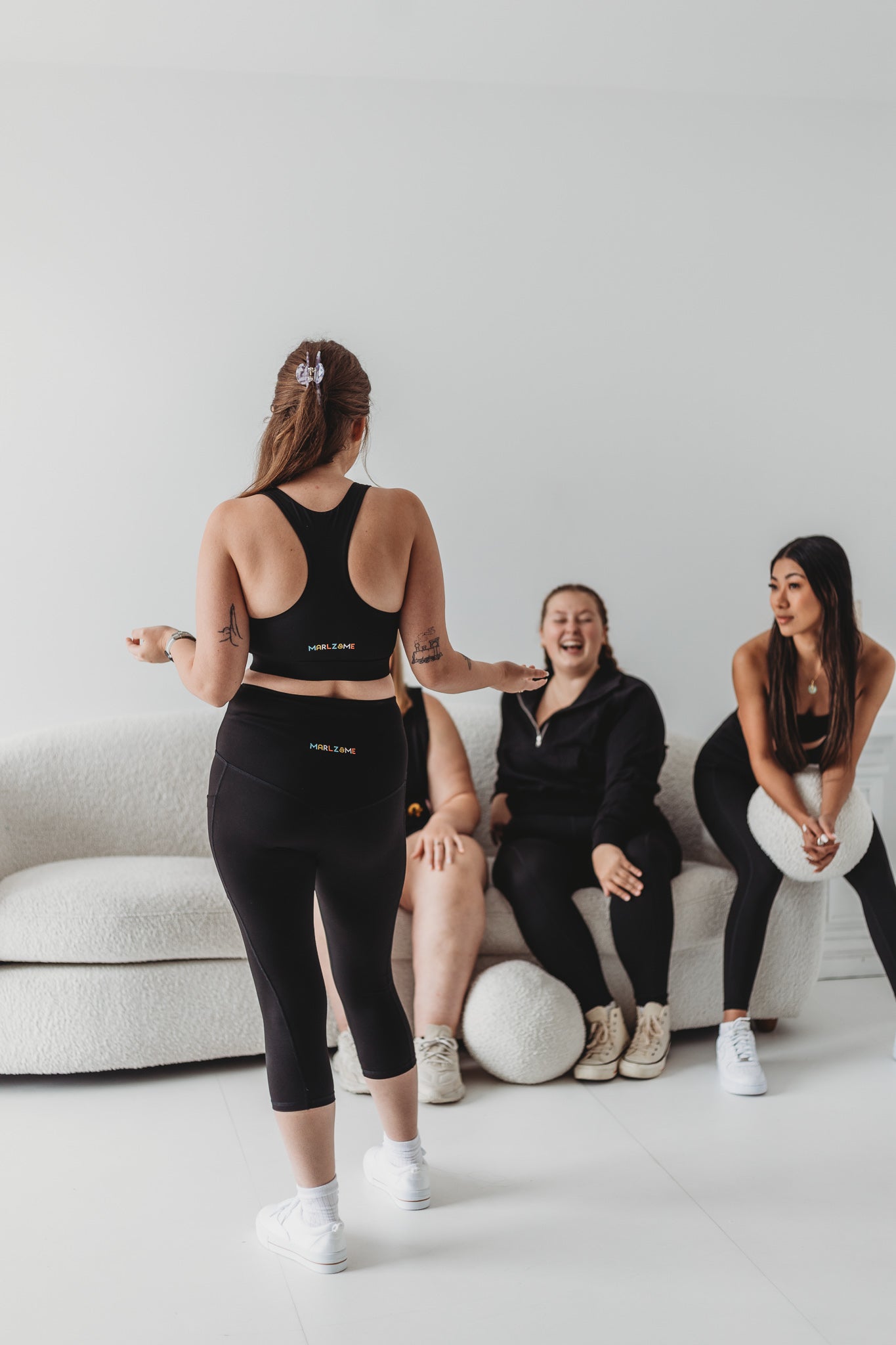Classic Black Support Sports Bra