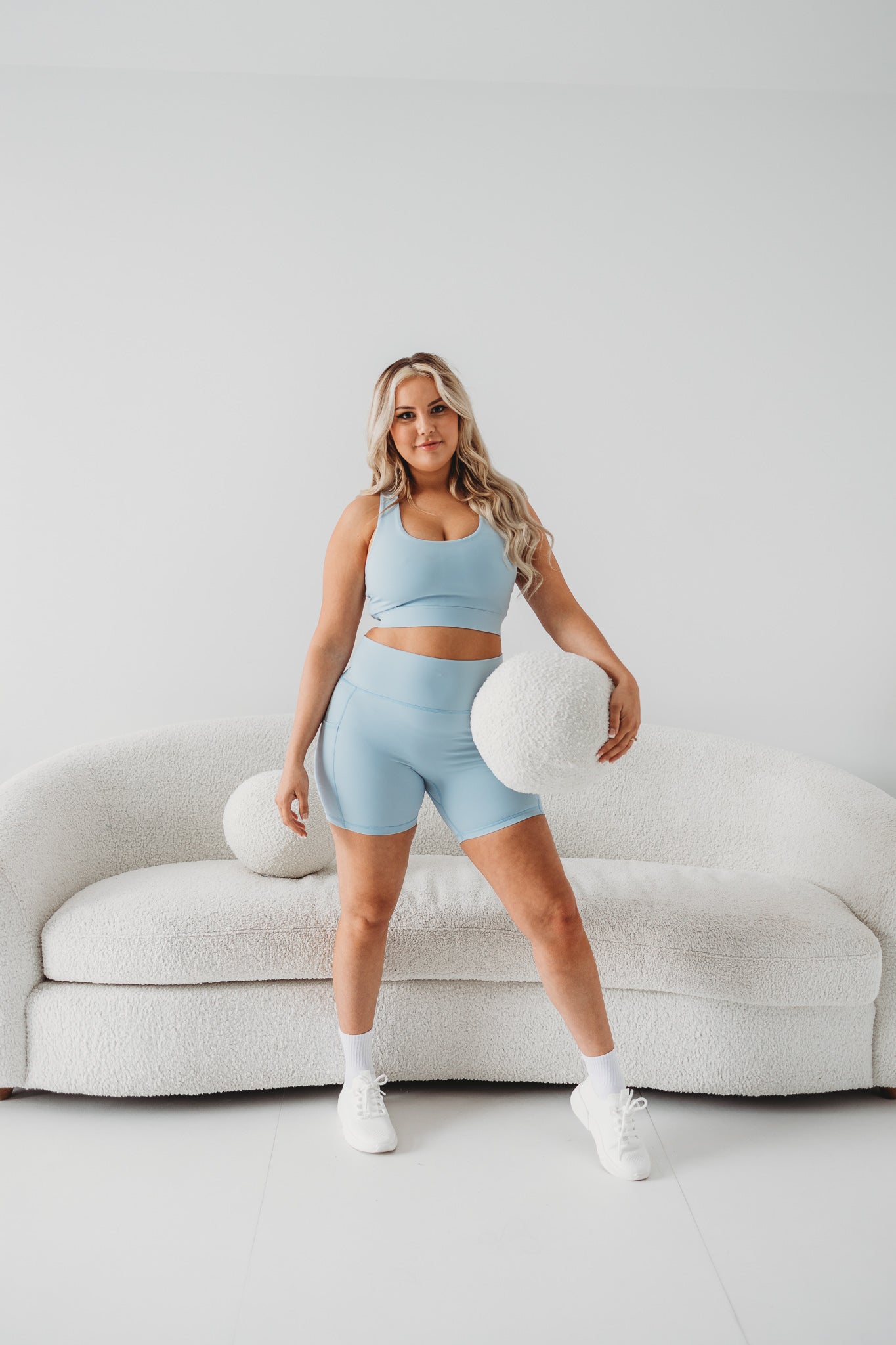 Blue Bike Shorts