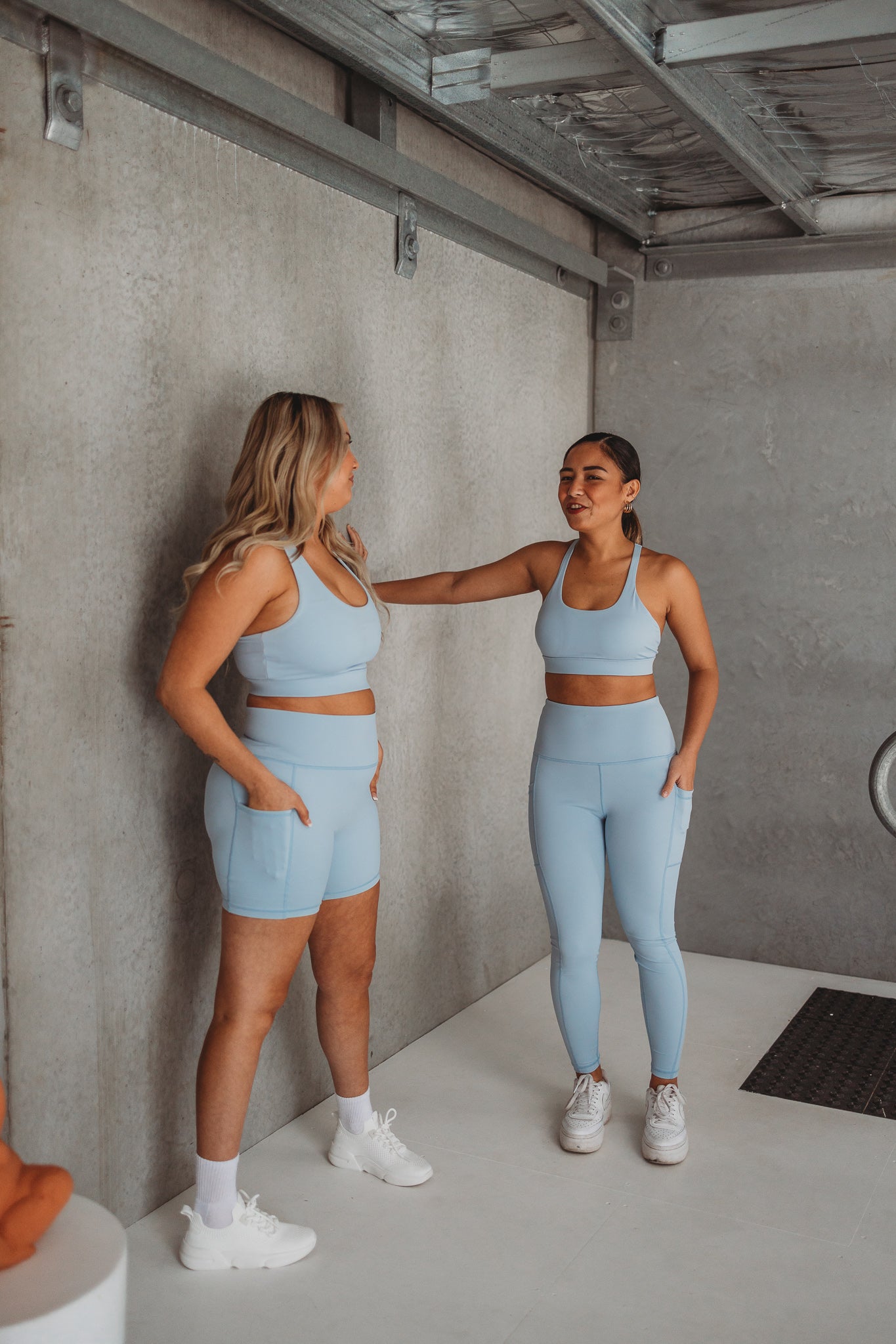 Blue Bike Shorts
