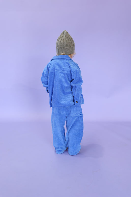 Organic Relaxed Cord Pant |Sea