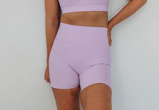 Lilac Bike Shorts