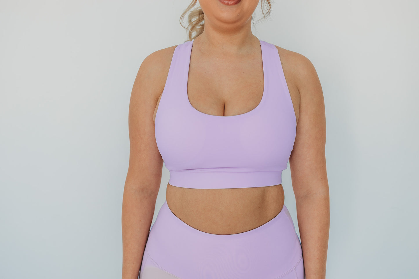 Lilac Support Sports Bra