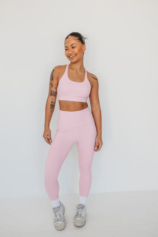 Pink Full Length Tights