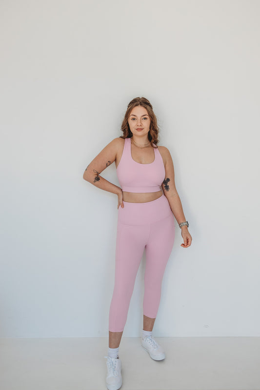 Pink 7/8 Tights