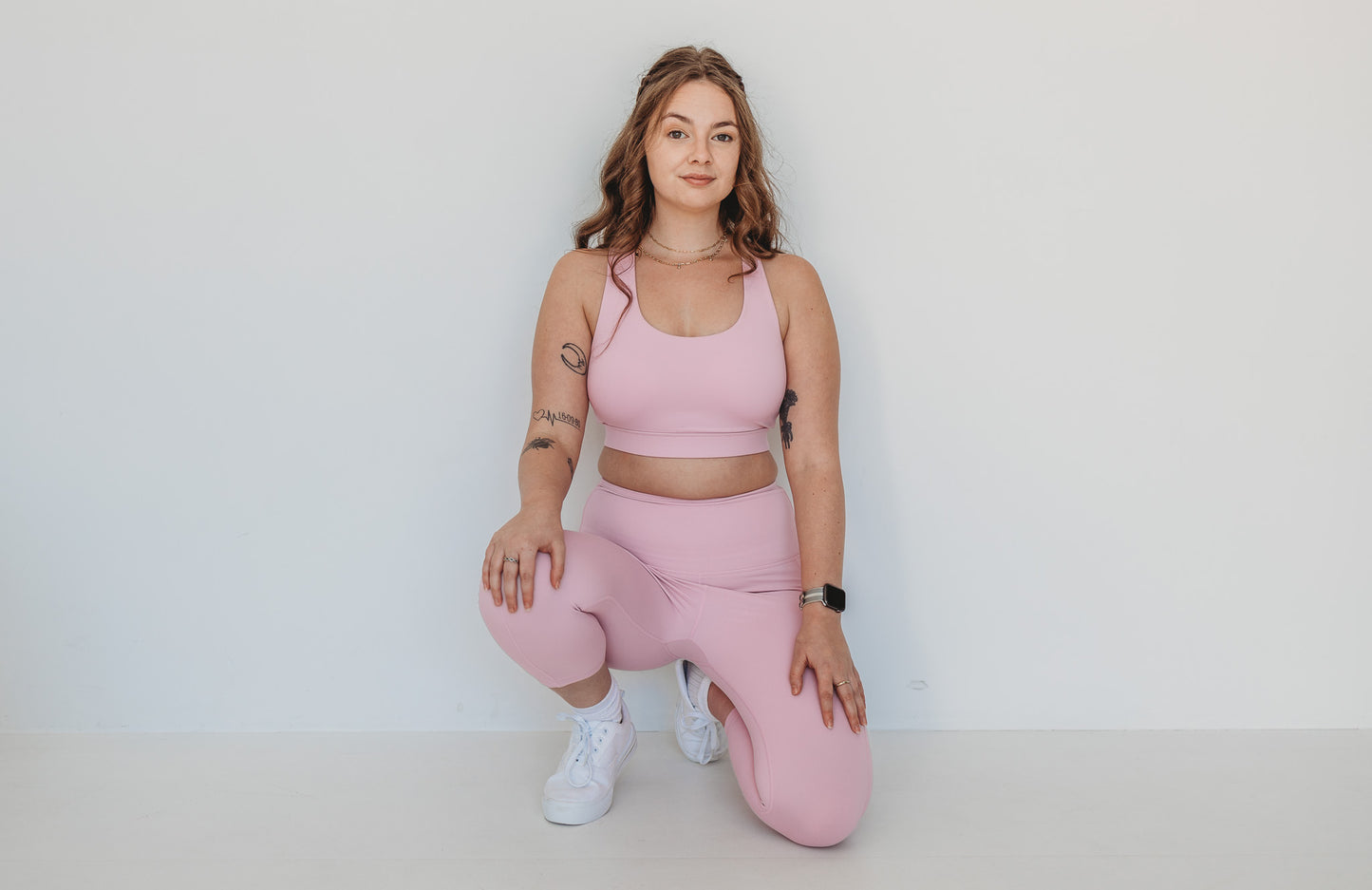 Pink Support Sports Bra