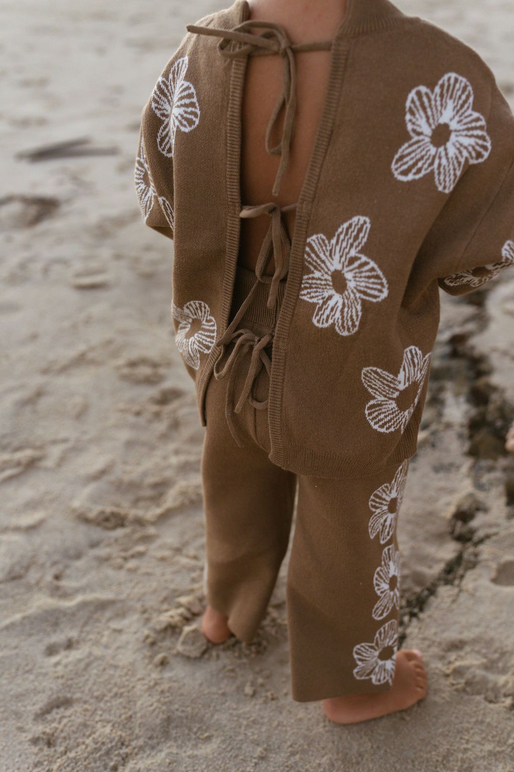 Tie-Up Top | Cocoa Flower