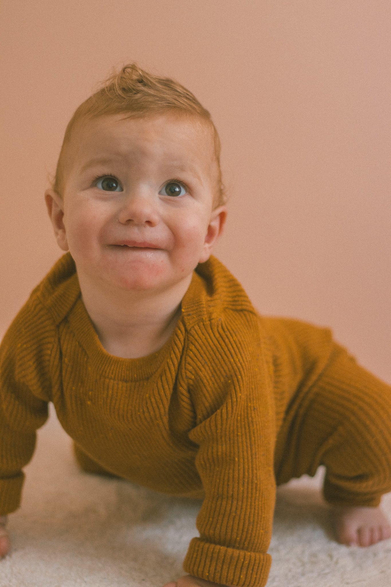 Organic Essential Speckle Bodysuit | Golden