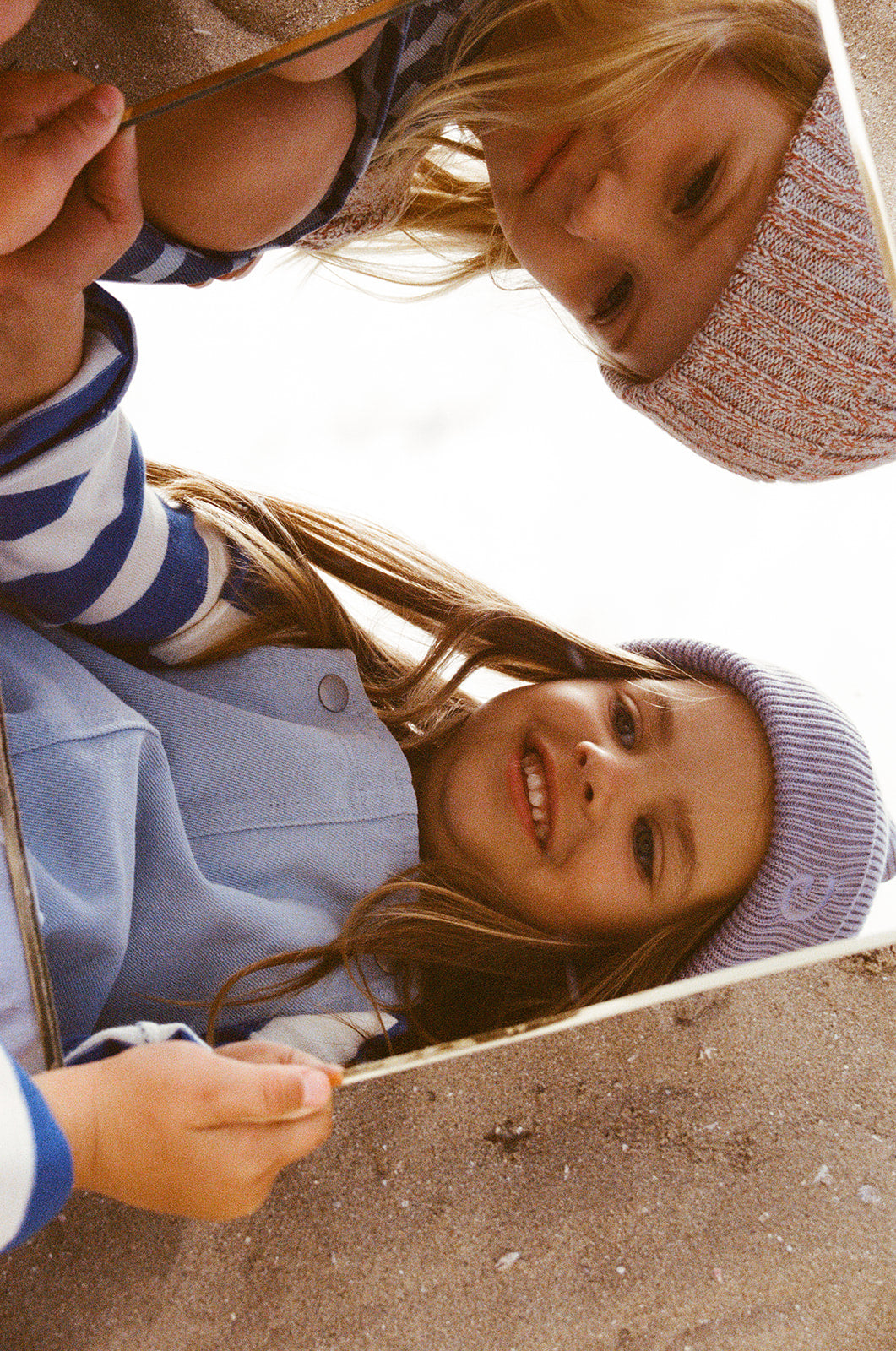 Organic Ribbed Super Pixie Beanie | Mauve